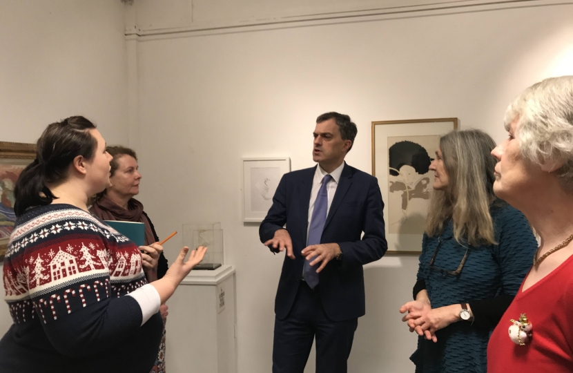 Julian Smith MP at Dementia and Art Exhibition