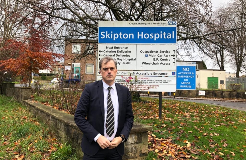 Julian Smith at Skipton Hospital 