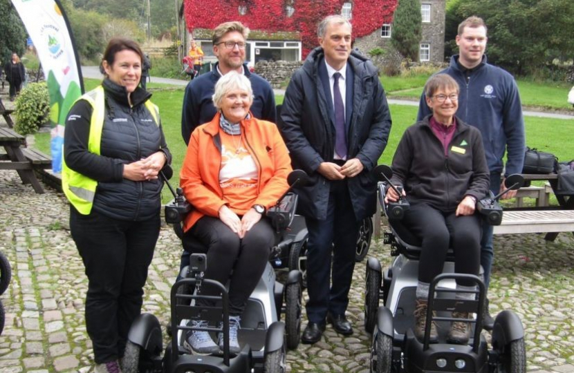 Julian attends launch of Access the Dales