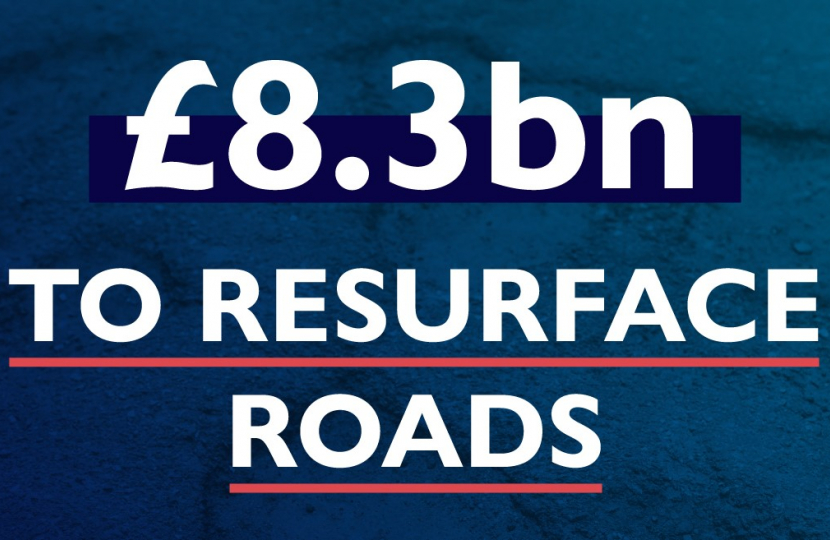 £8.3 billion to resurface roads