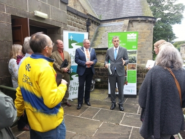 Julian Smith MP Church in the Dale Action Day