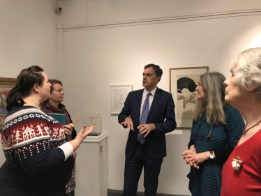 Julian Smith MP at Dementia and Art Exhibition