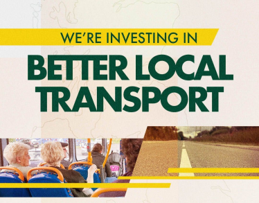 £380 million announced for local transport